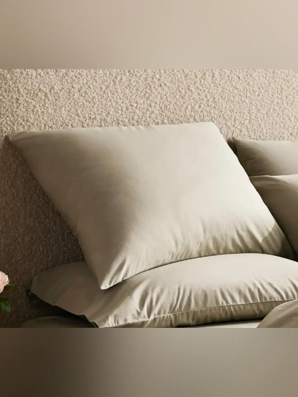 Quince Classic Organic Percale Pillowcase Dove-single